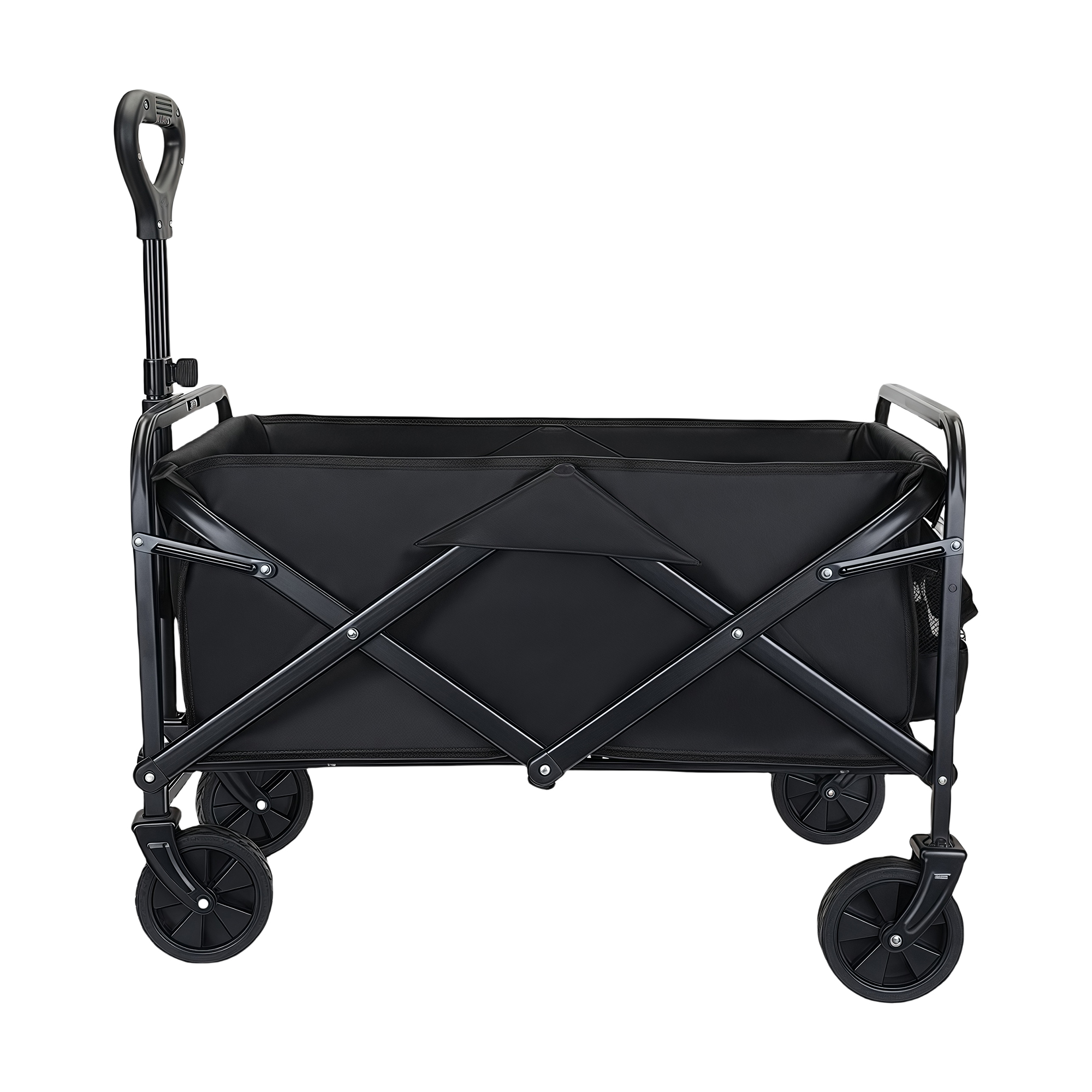 Heavy Duty Folding Camping Wagon with Removable Canopy 2