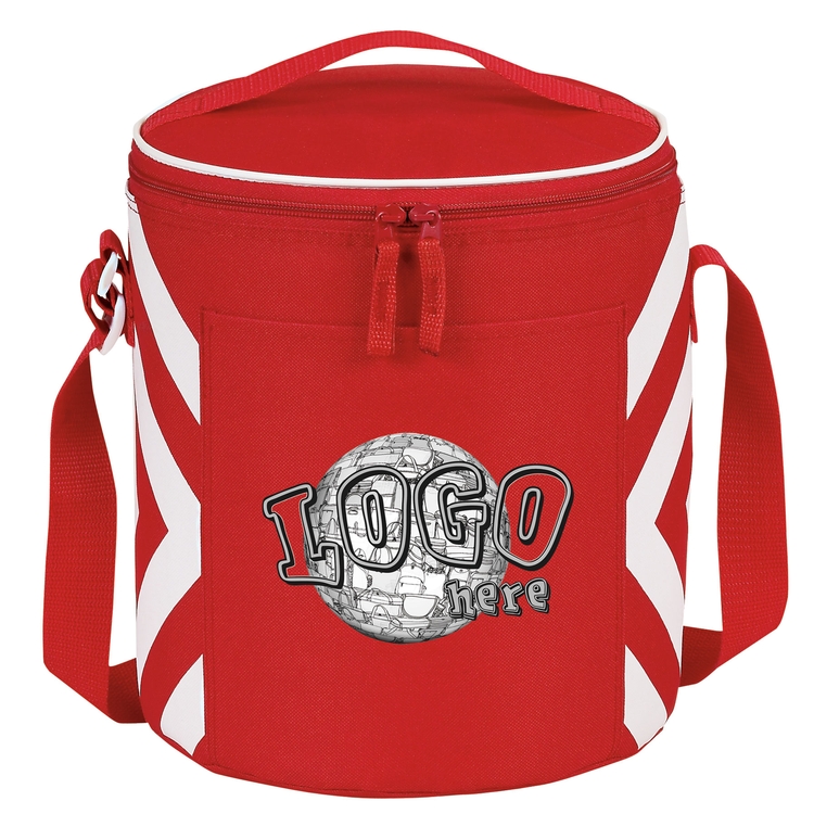 Geometric Print Accent 12-Pack Cooler 1