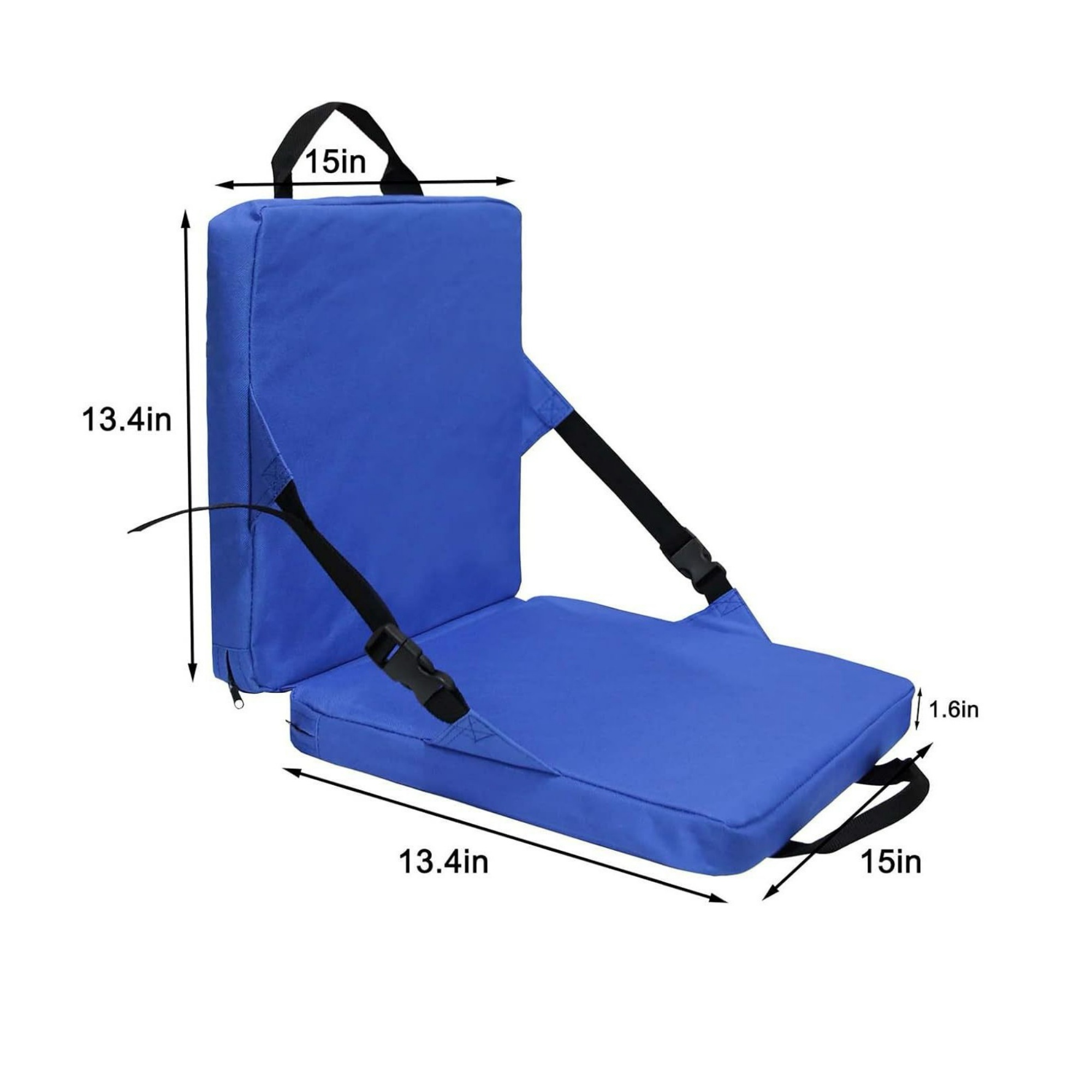 Premium Backrest Waterproof Nylon Bleacher Cushion 1