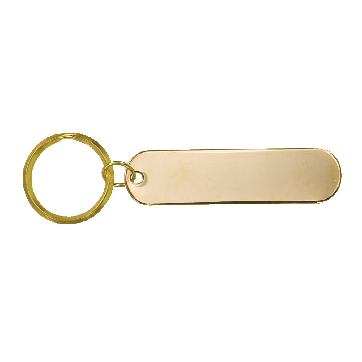 3" Gold Slimline II Key Ring 2