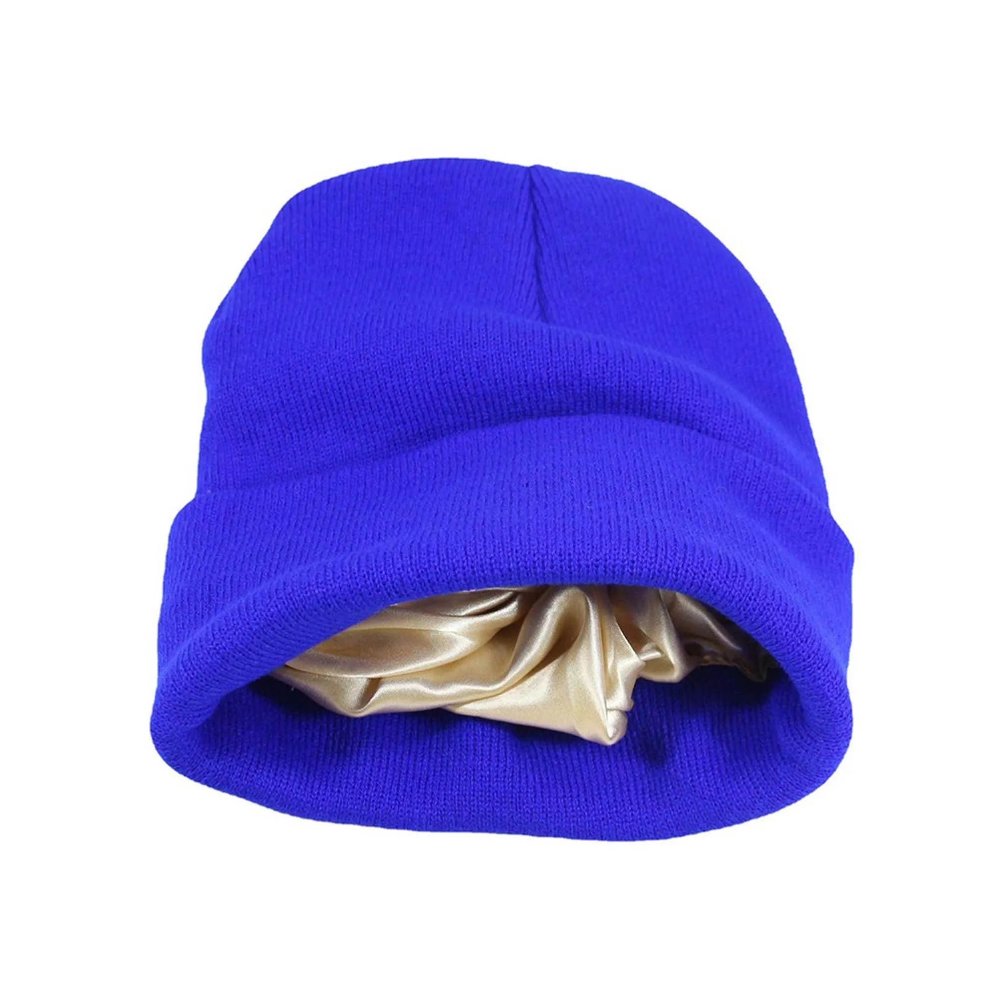 Kinitted Beanie Cap With Satin Lined 2