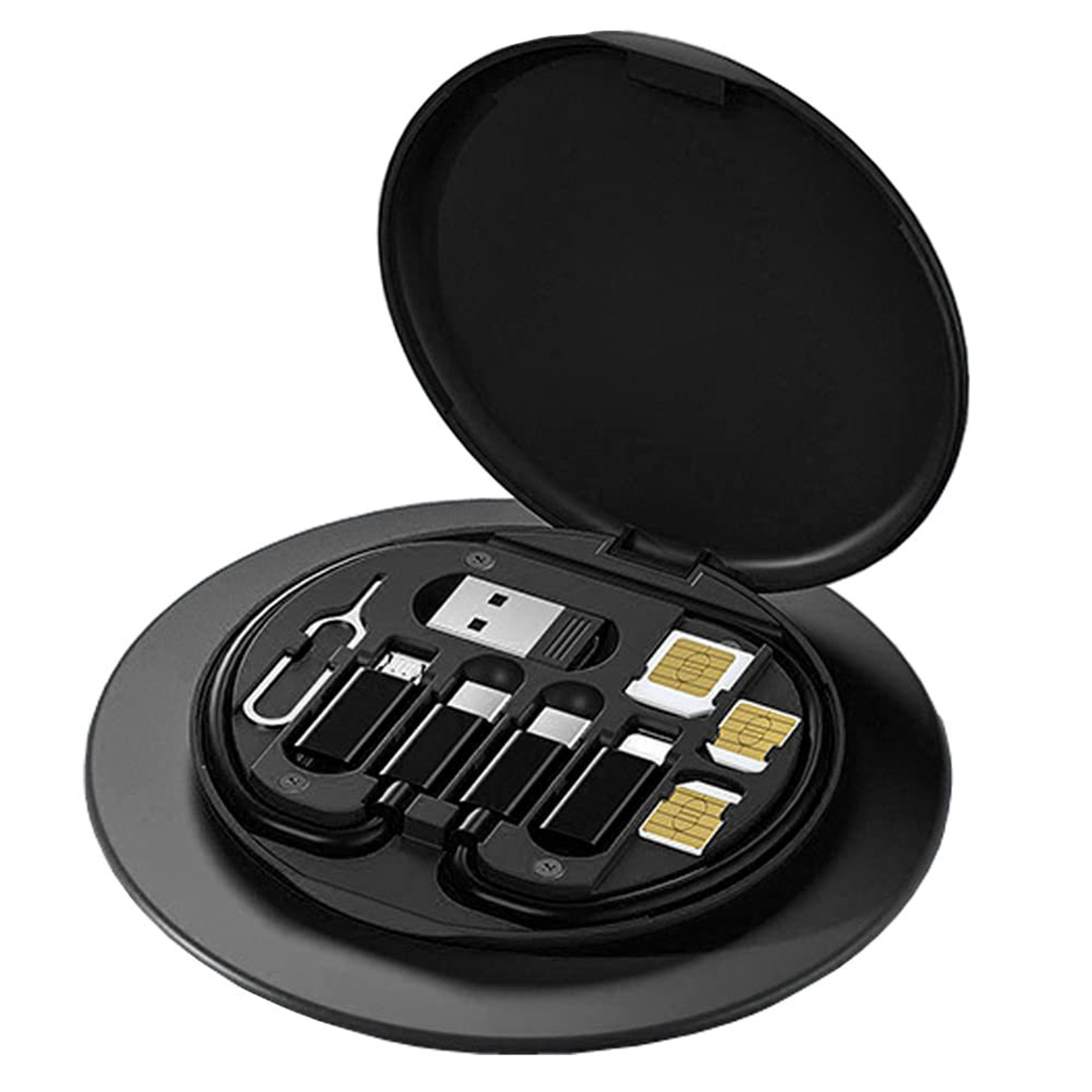 Fast Charge Portable Usb Adapter Card Storage Set 2