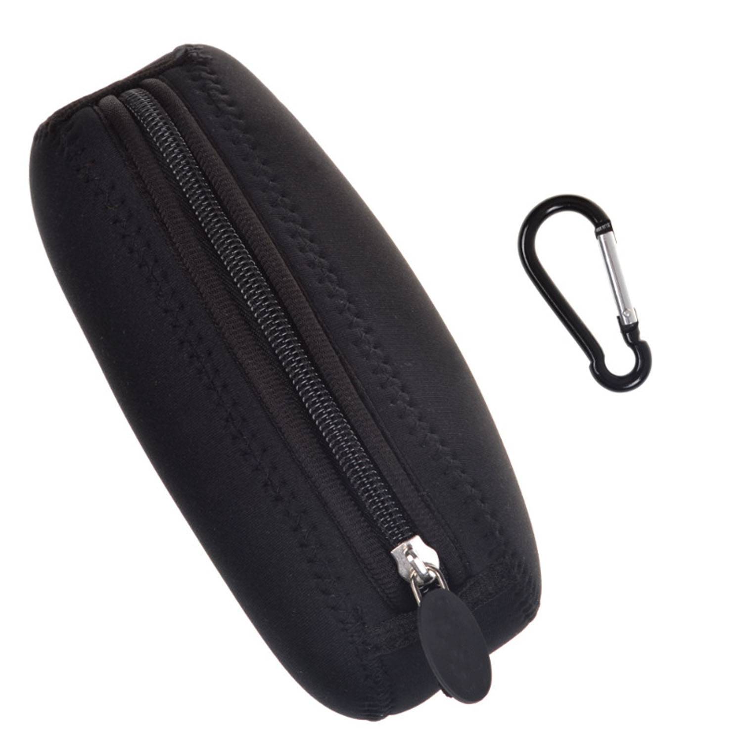 Compact Neoprene Travel Bag w/ Carabiner Clip 4