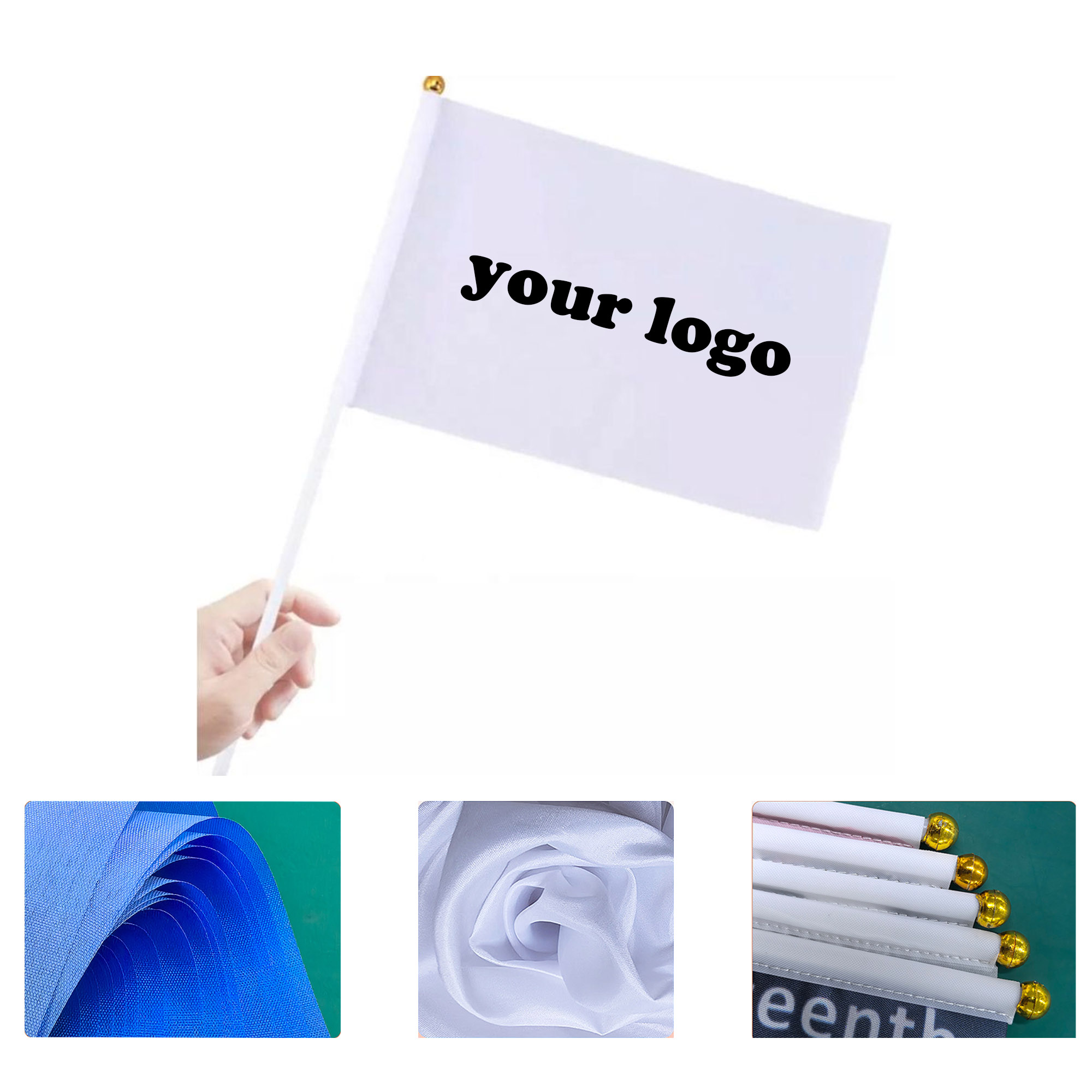 MOQ 100 pcs Custom Printed Flag 2