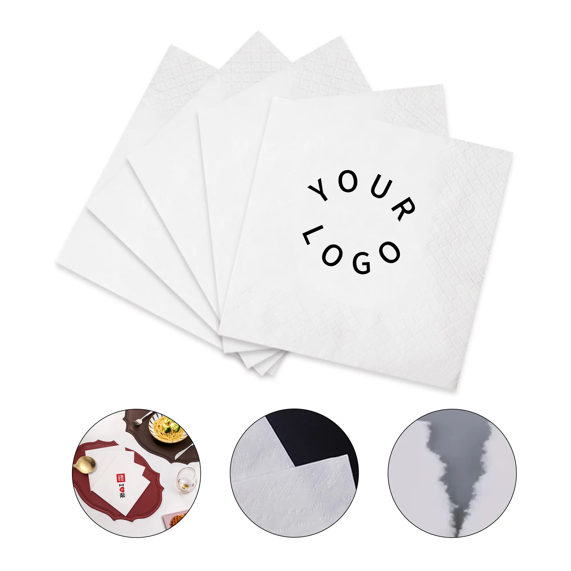 Square Napkin Advertising Paper 2