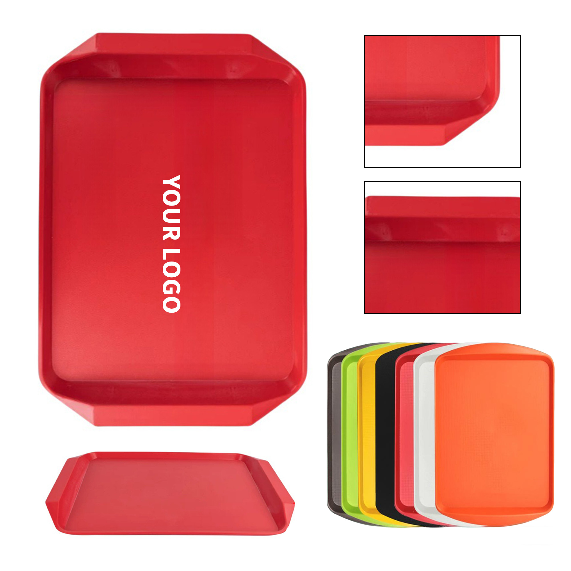 Non Slip Dining Carry Tray 5