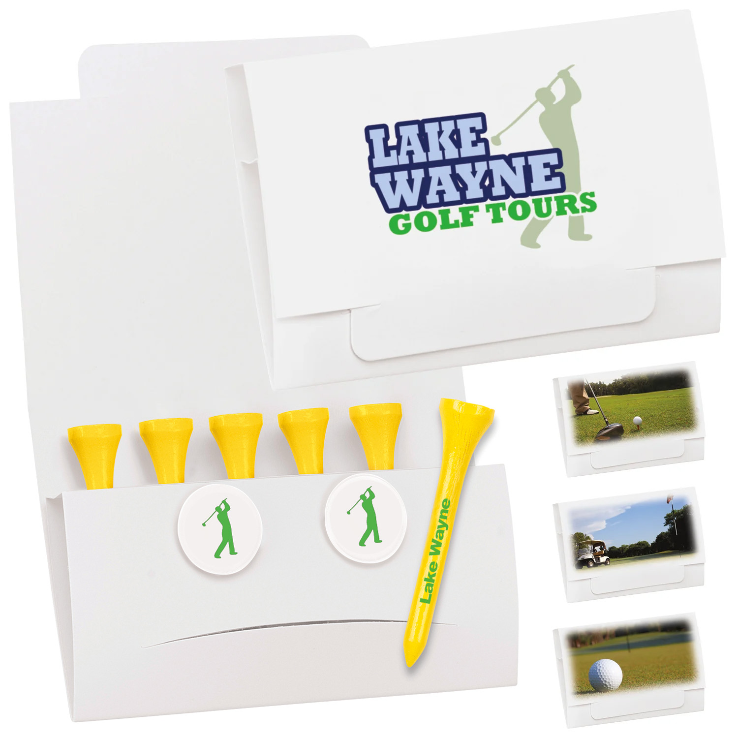 6-2 Golf Tee Packet - 2-3/4" Tee 4