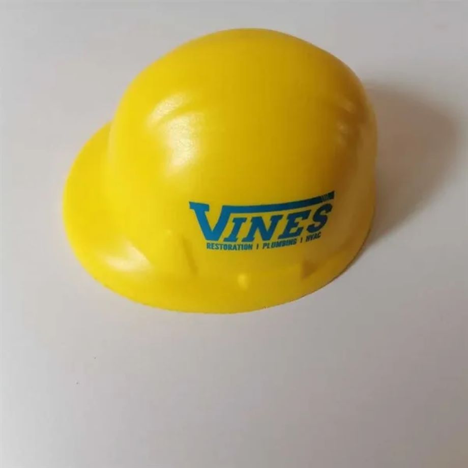 PU Safety Helmet Shaped Stress Reliever Ball 2