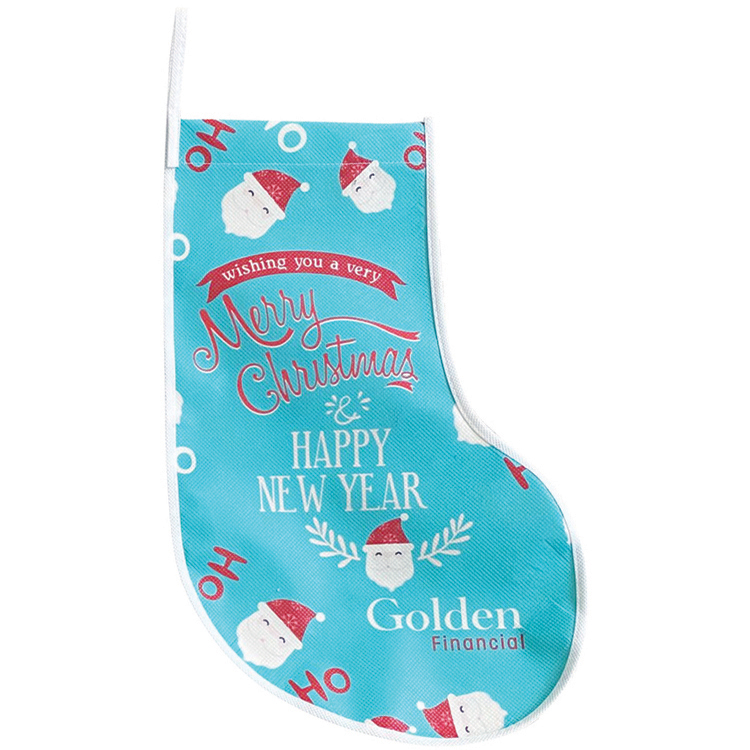Custom Christmas Stocking With Colored Trim 4