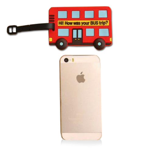 Full Custom PVC Luggage Tag - 3D 2