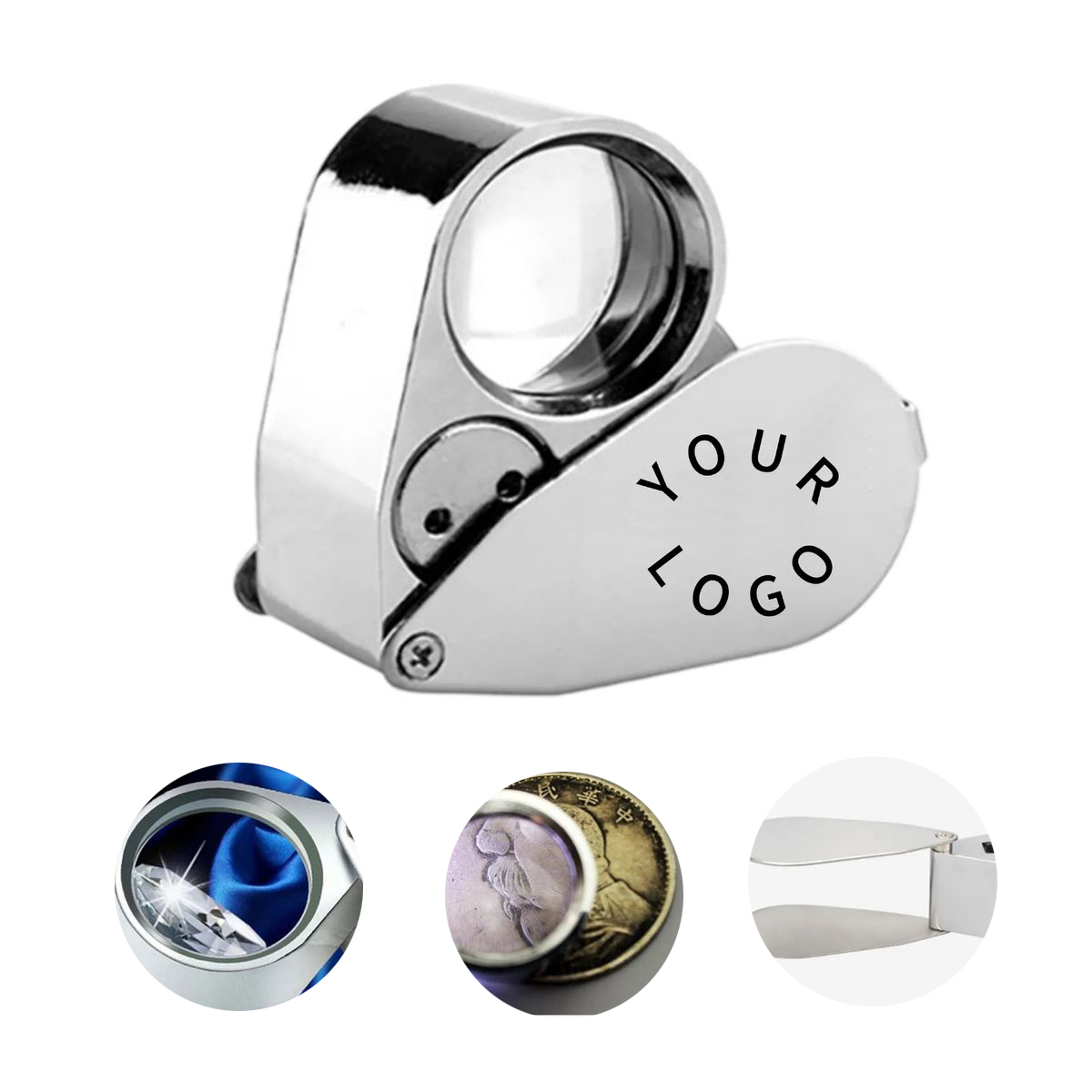 Portable Jewelers Loupe with Travel Case 1