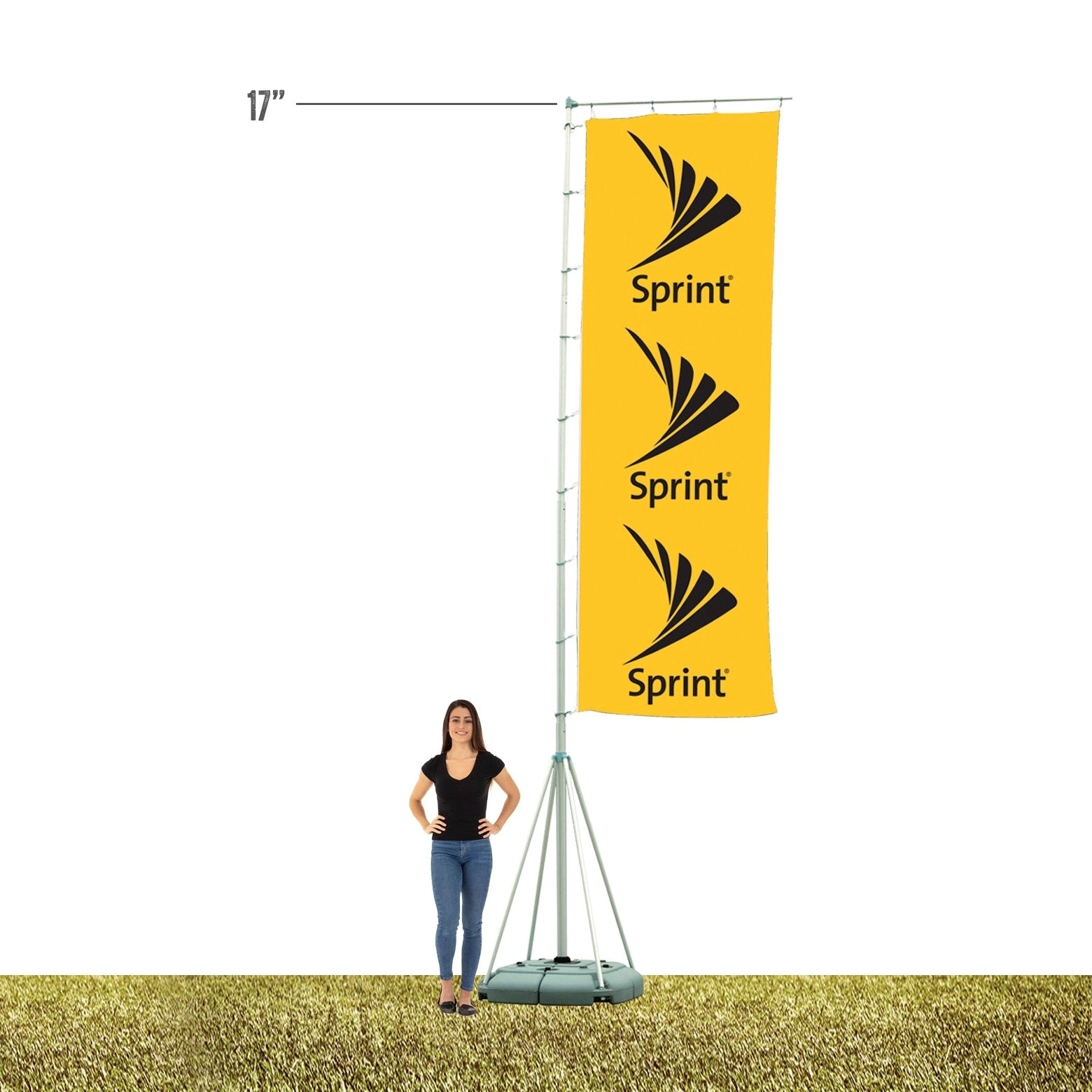 17' Giant Flag Kit w/ Double Sided Imprint 2