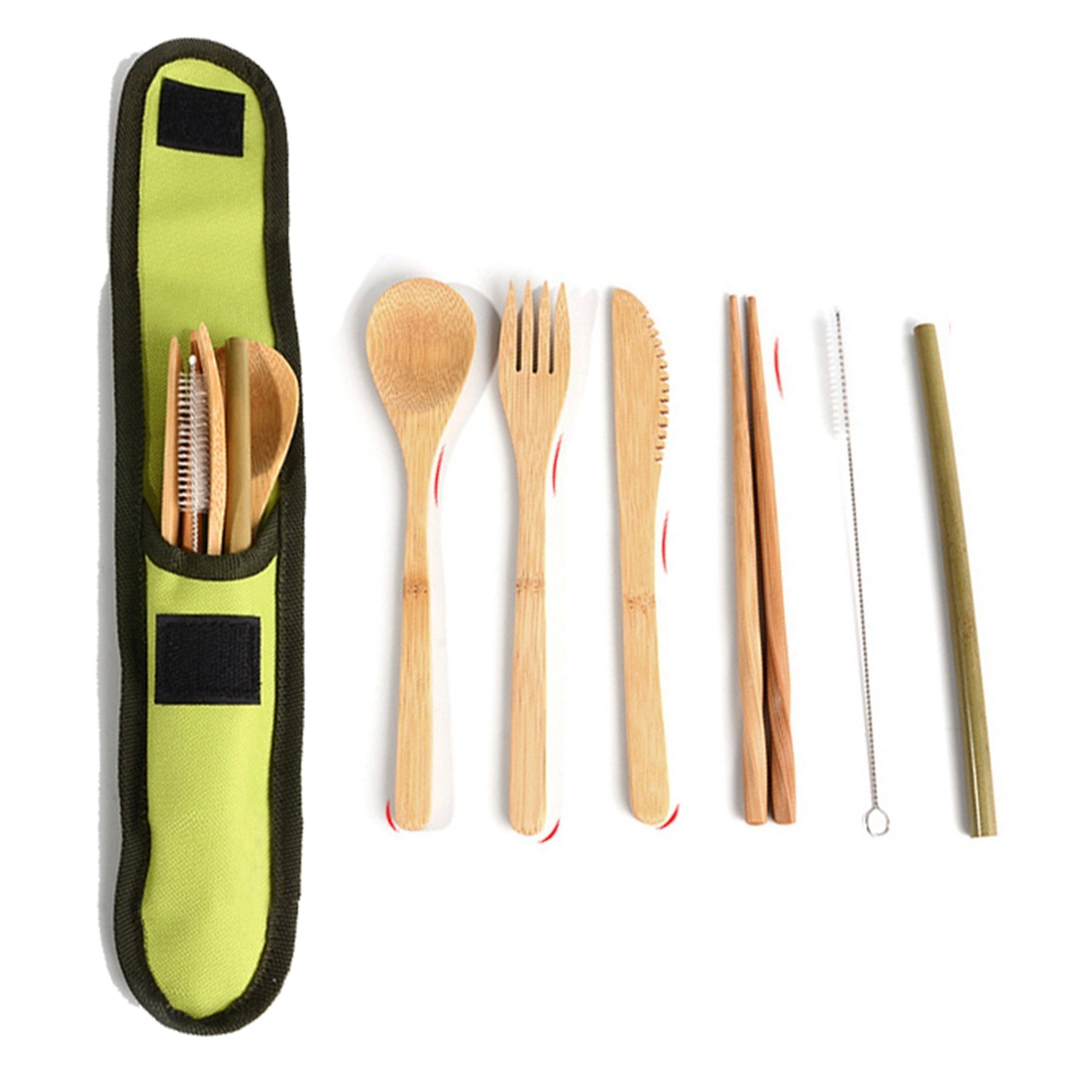 Reusable Bamboo Cutlery Set 2