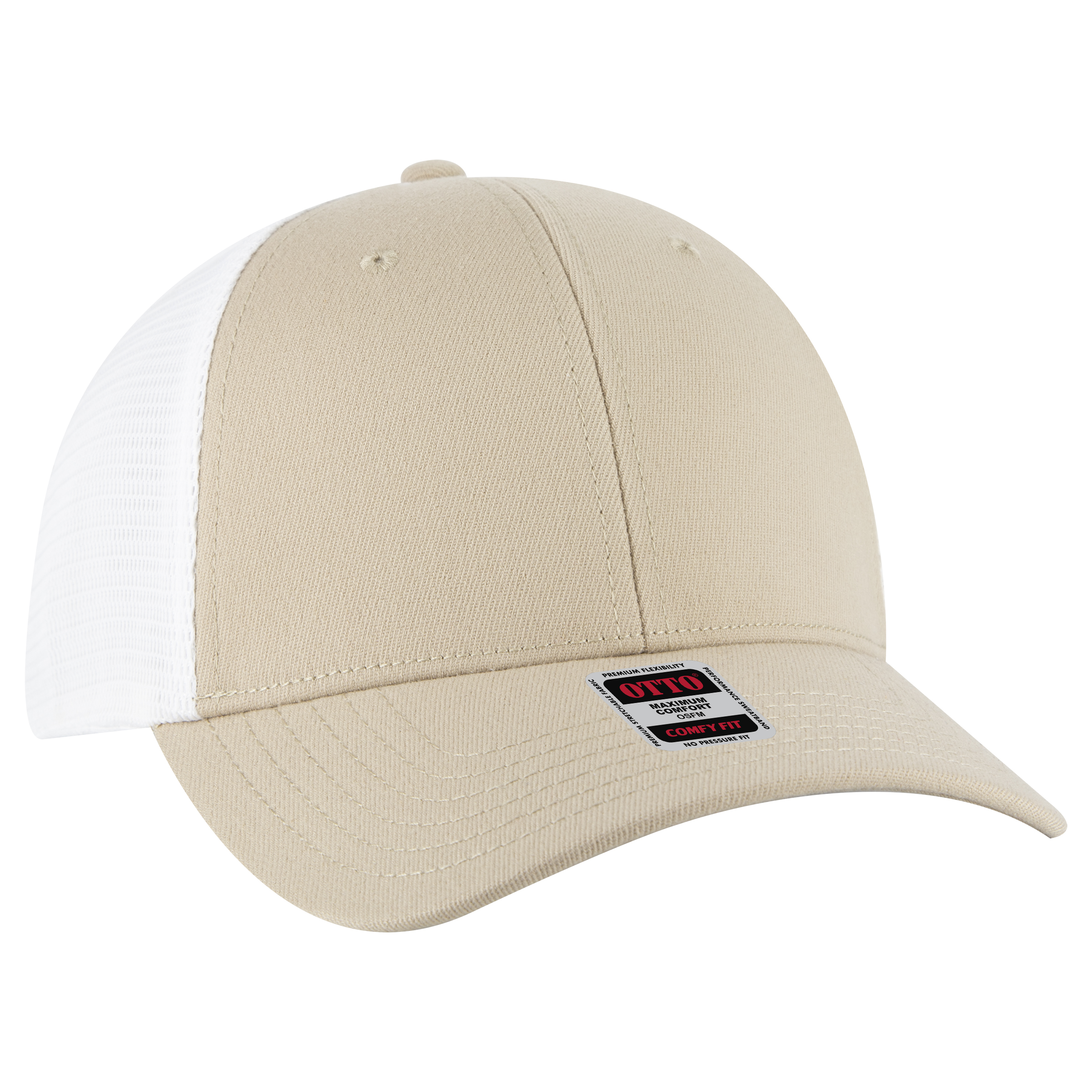 OTTO CAP® OTTO FLEX® Fitted 6 Panel Low Profile Mesh Back Trucker Hat 29