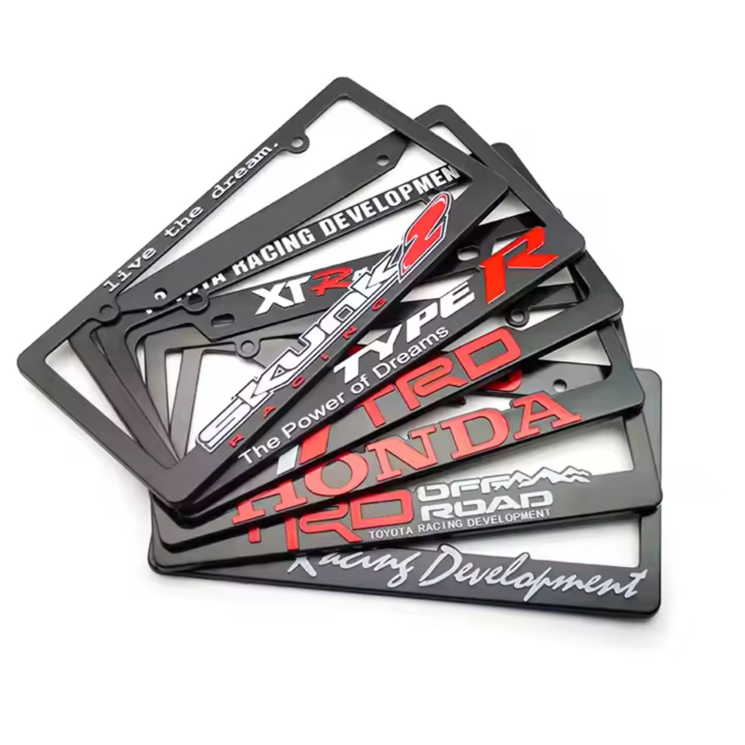 ABS Plastic License Plate Frame - Custom Shape Available 6