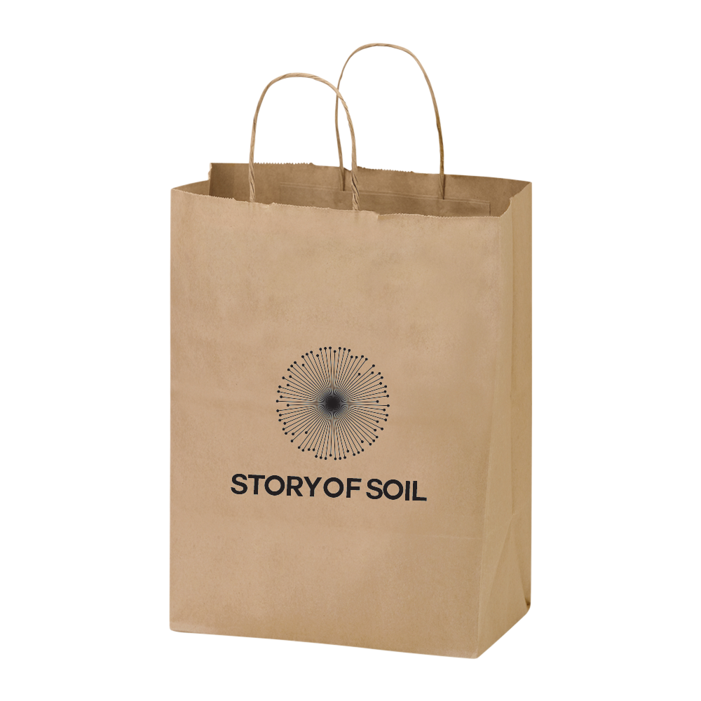2-Bottle Kraft Paper Tote 3