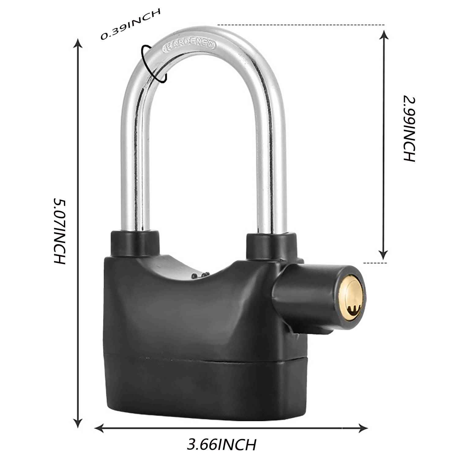 110db universal alarm motor bike lock 3