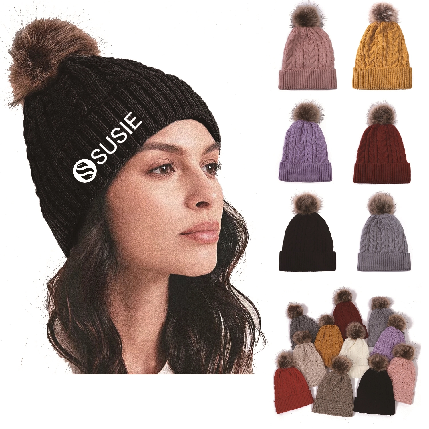 Women Winter Knitted Hat 1