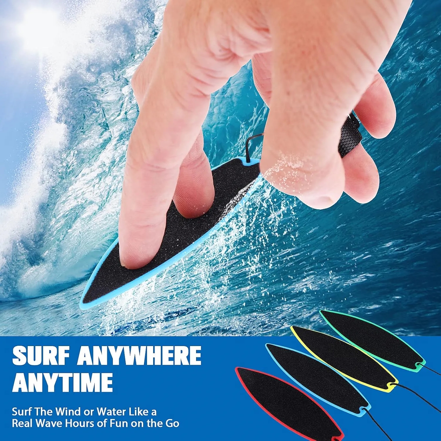 Mini Finger Surfing Board with String 7