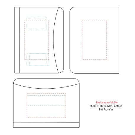 FSC® Mix Executive DuraHyde Zippered Padfolio 82