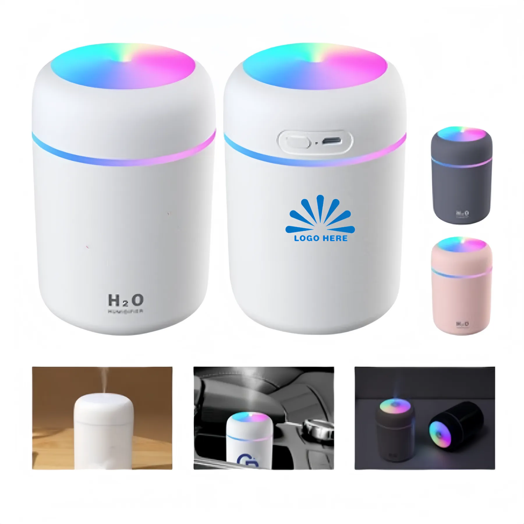 Usb Humidifier Home Office Car Air Purifie