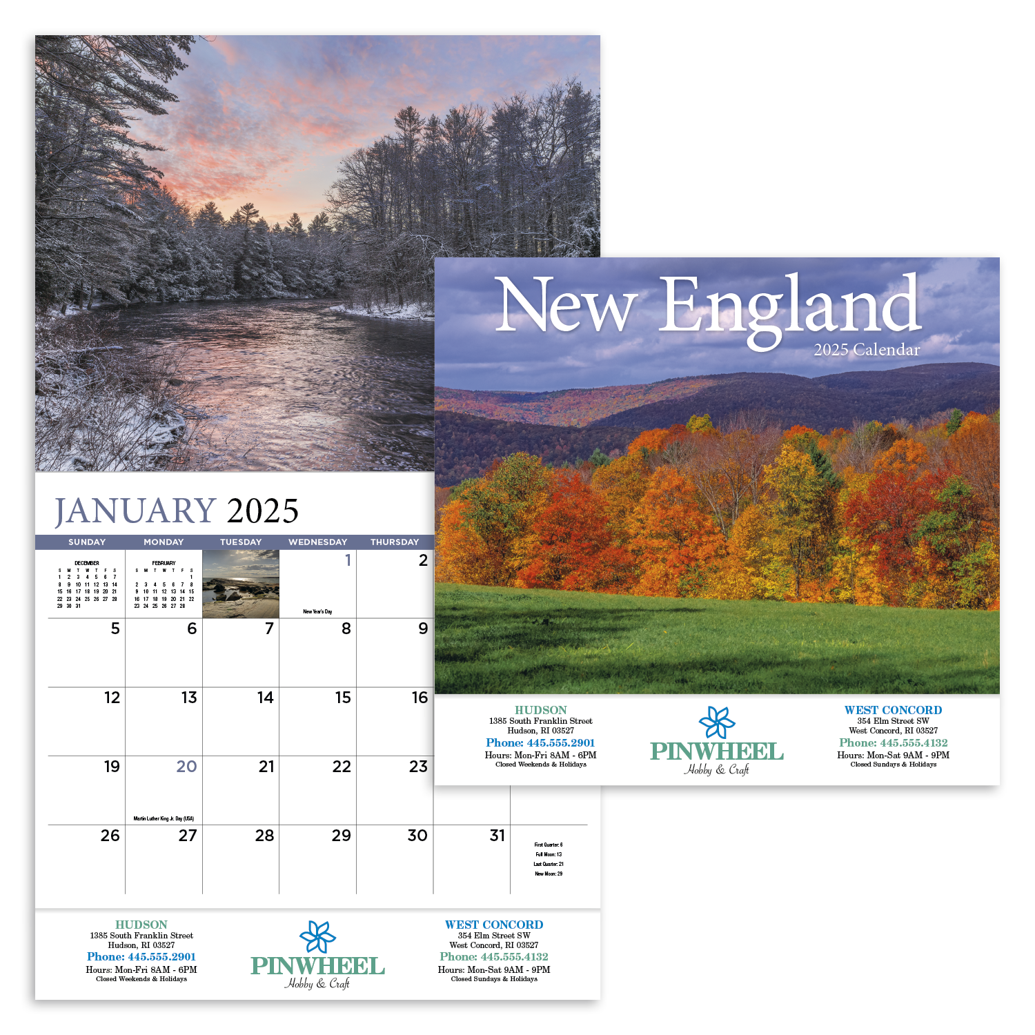 HotLine® Products New England Appointment Calendar - Stapled 23