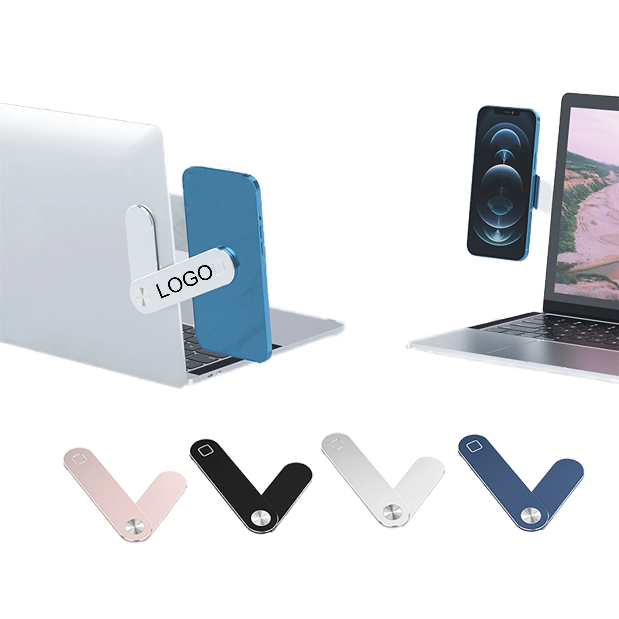 Aluminum Dual Screen Phone Holder 3