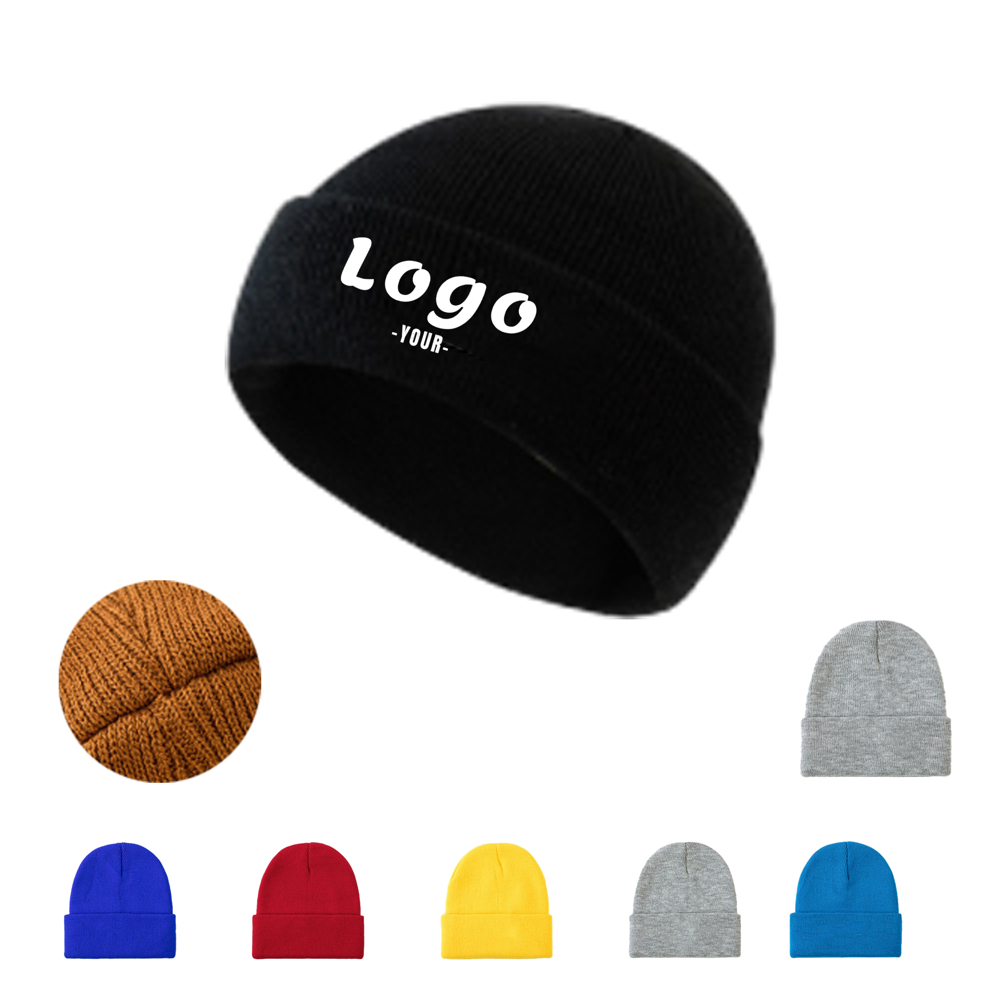 Warm Knit Beanie Hat 2