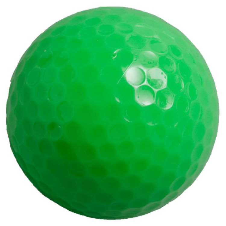 12 Pack Colored Golf Balls