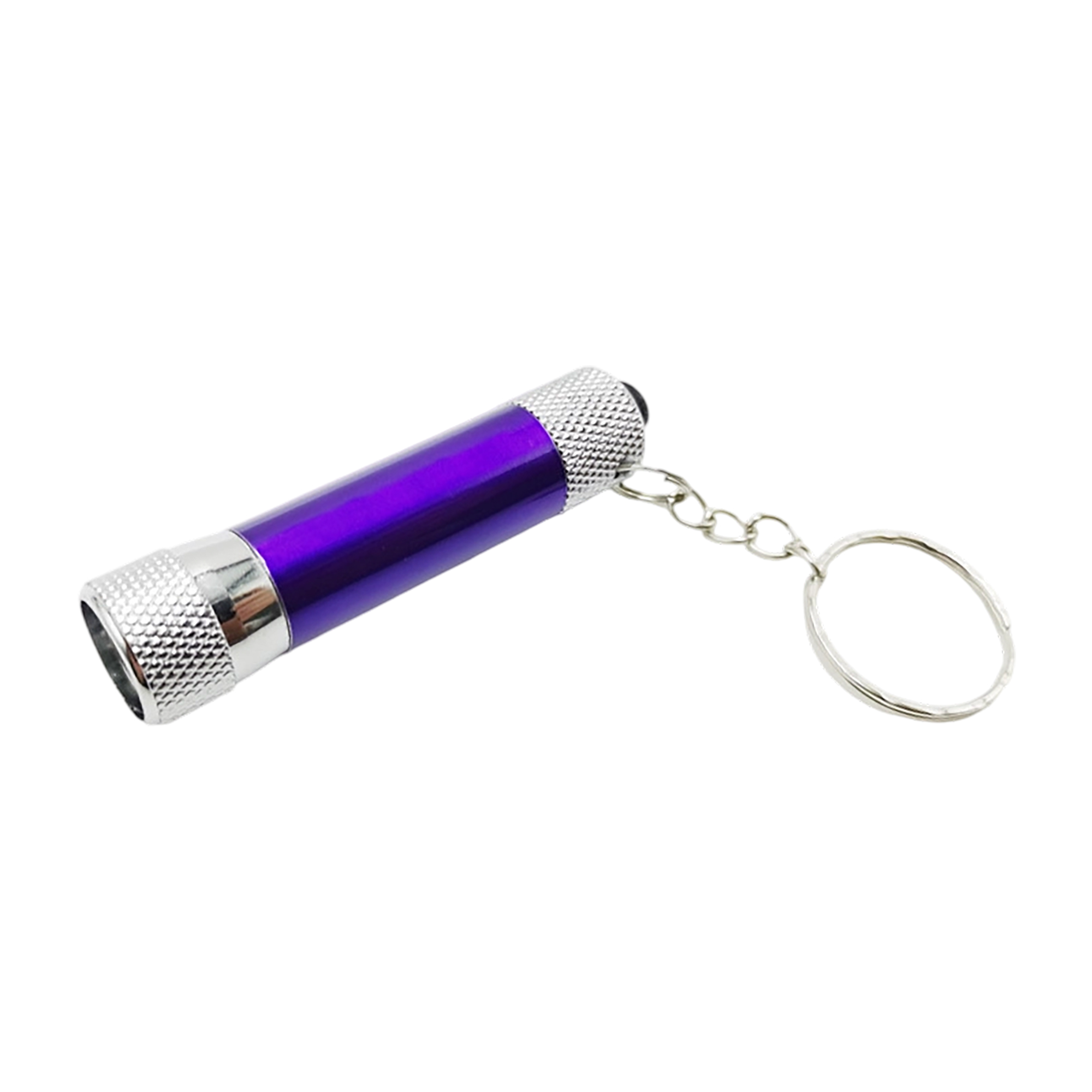 Aluminum Alloy Mini Flashlight With 5 LED And Swivel Keychain 6