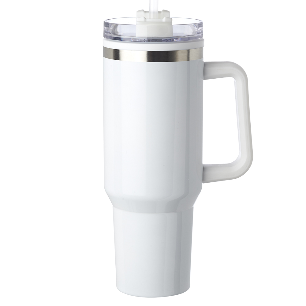 40 oz. Hugo Plastic Interior Stainless Steel Travel Mugs 12