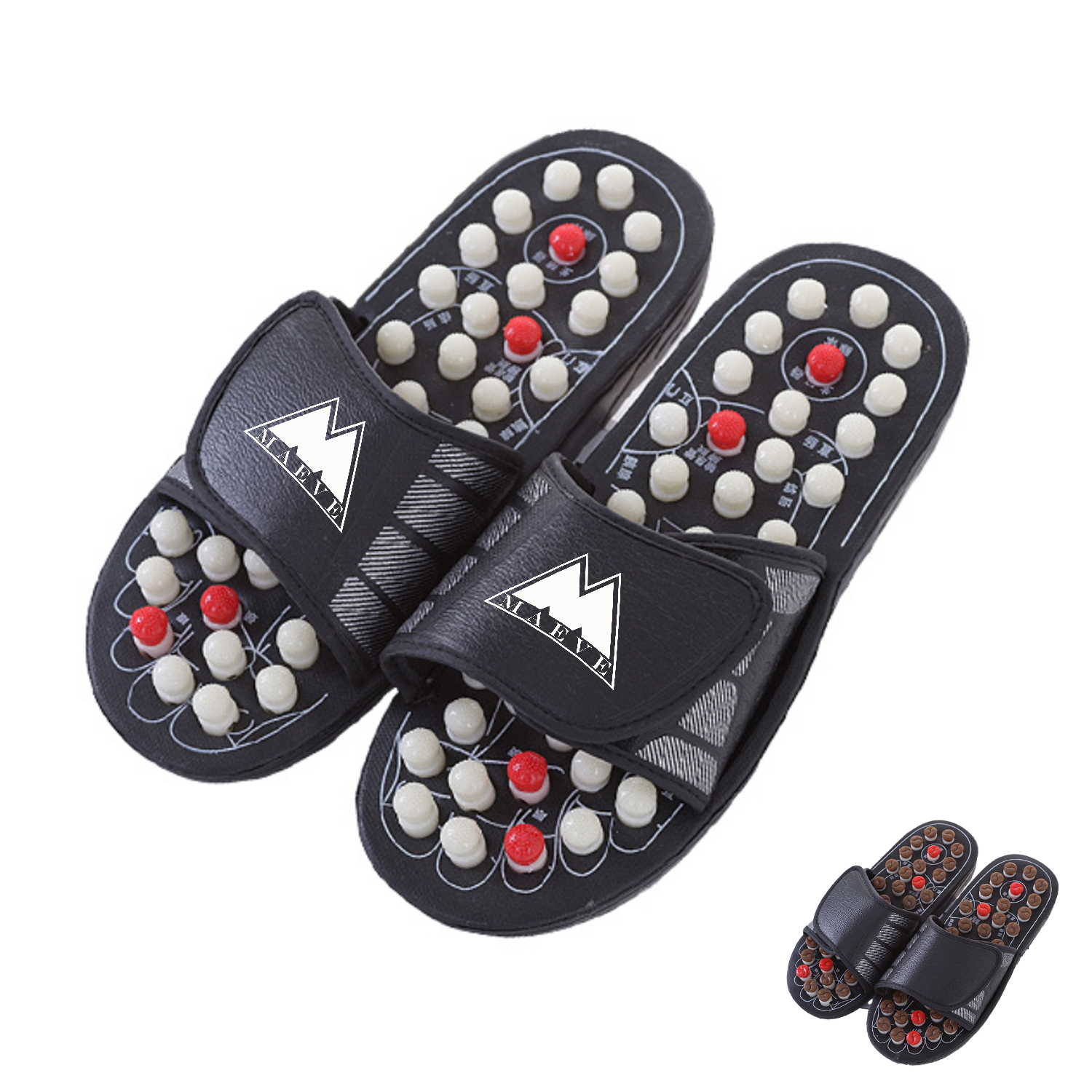 Plantar Fasciitis Acupressure Foot Massage Slippers 6