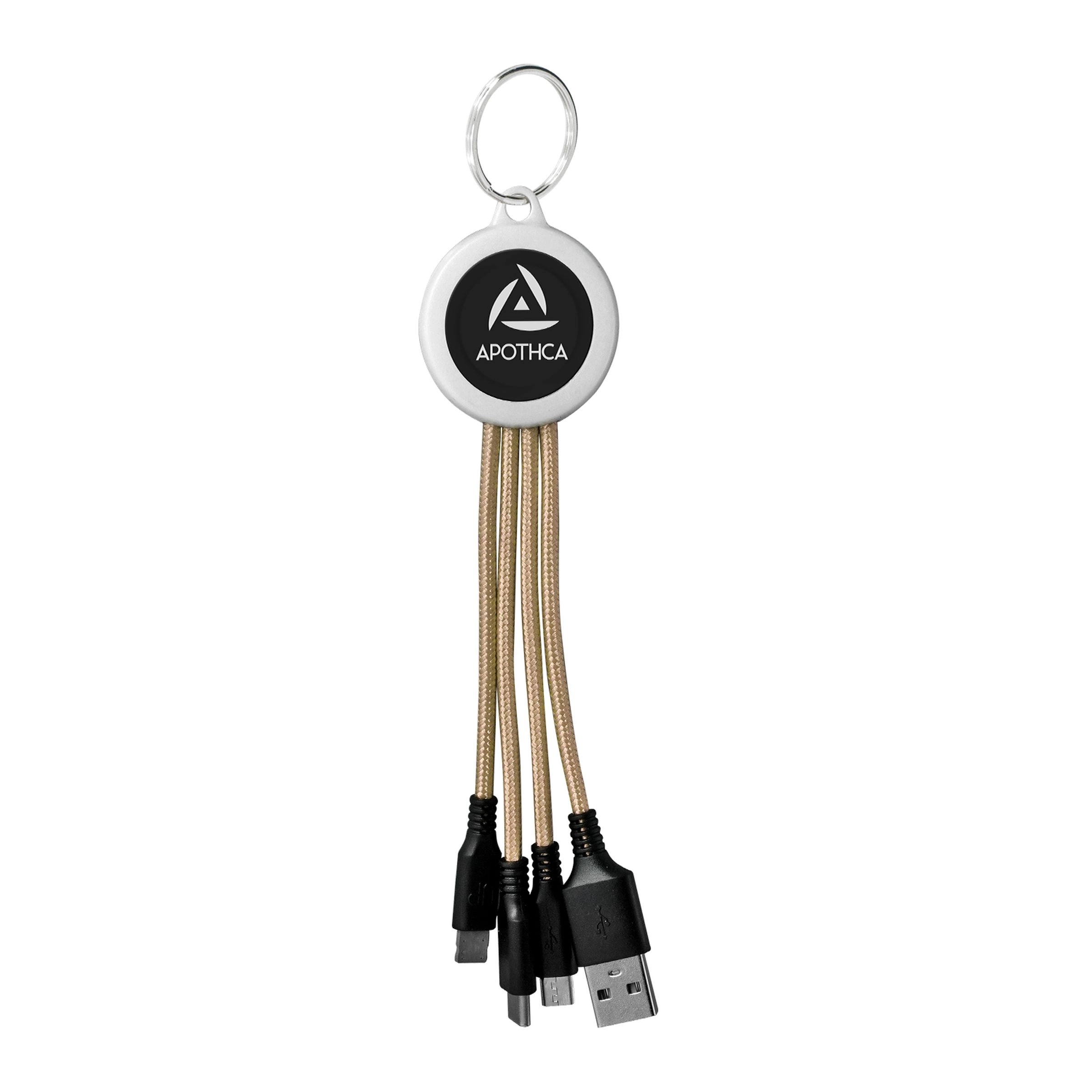 LIGHT UP LOGO KEYCHAIN CABLE 6