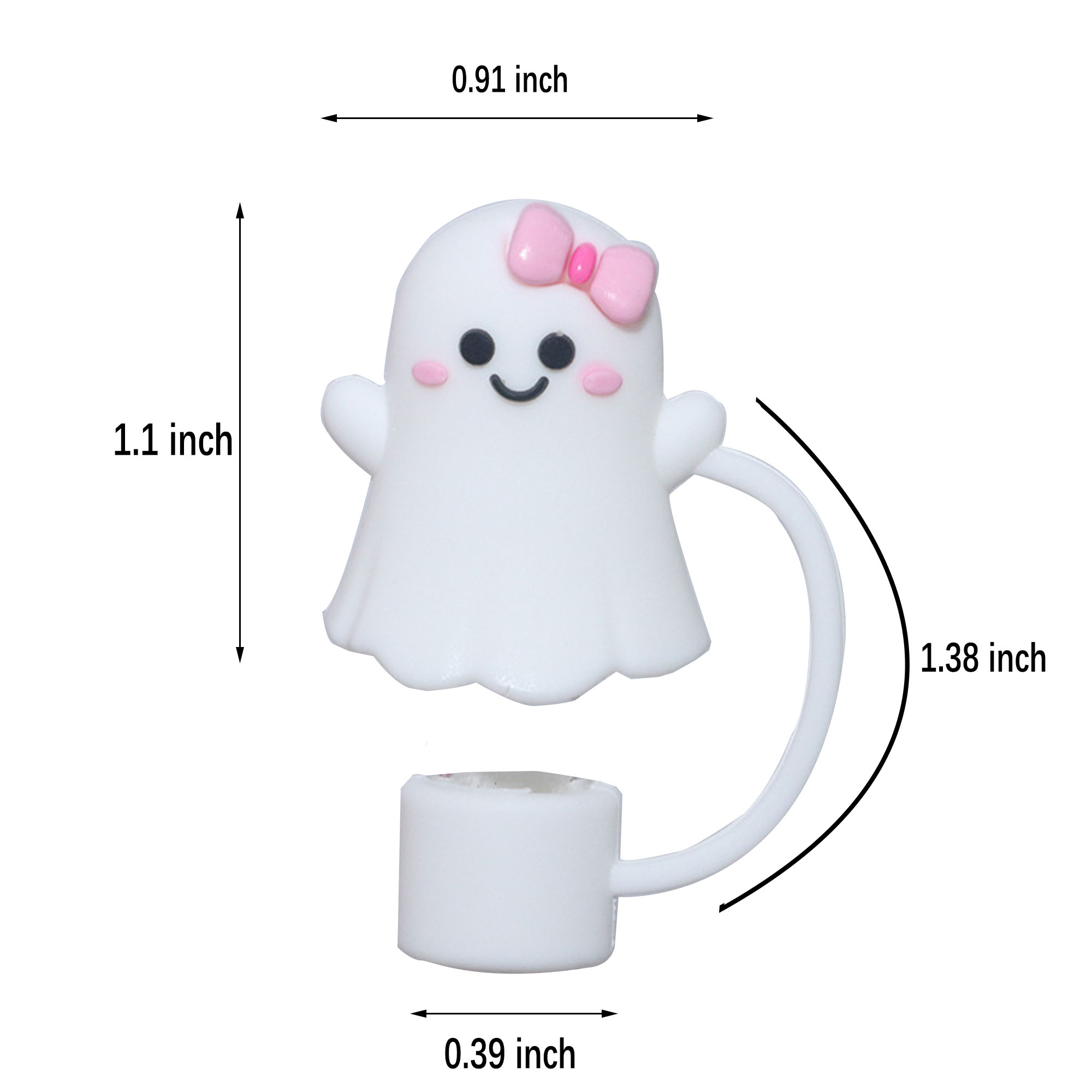 Halloween 3D Straw Cap PVC Pumpkin Bat Ghost 4