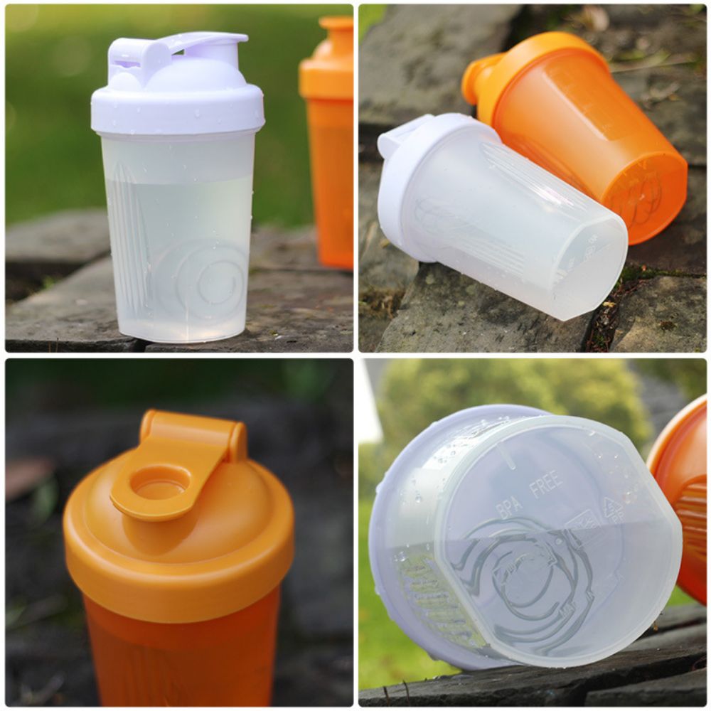 14 OZ Sport Shake Water Bottle with Stainless Steel Ball 5