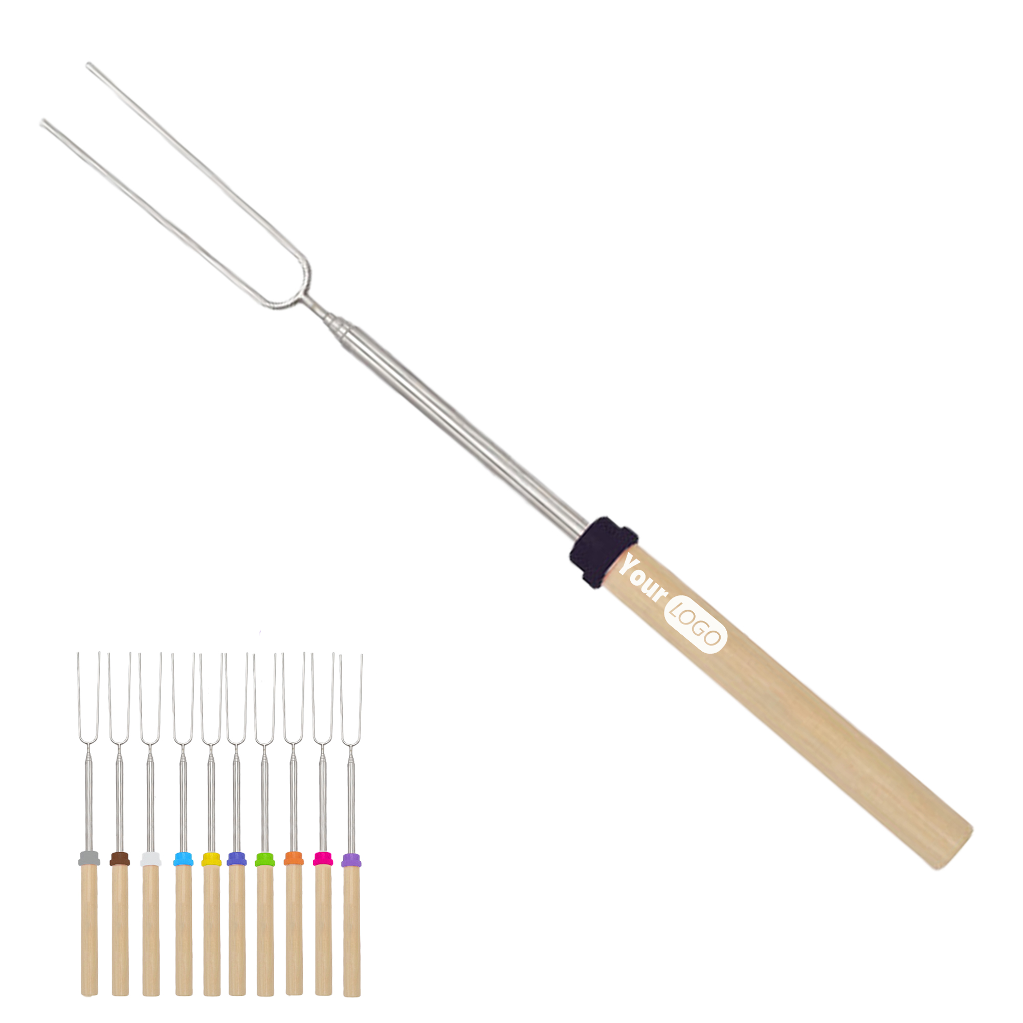 Telescopic Stainless Steel Skewer 1