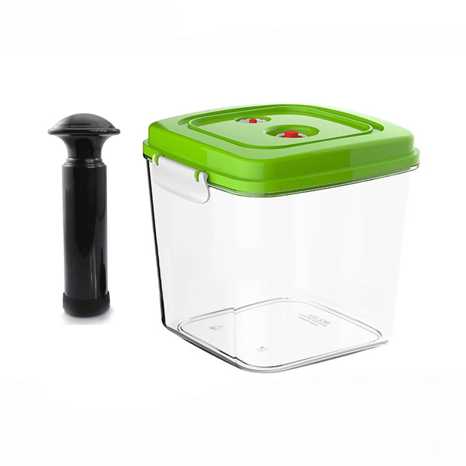 100oz Clear Vacuum Food Storage Container w/ Pump Seal 1