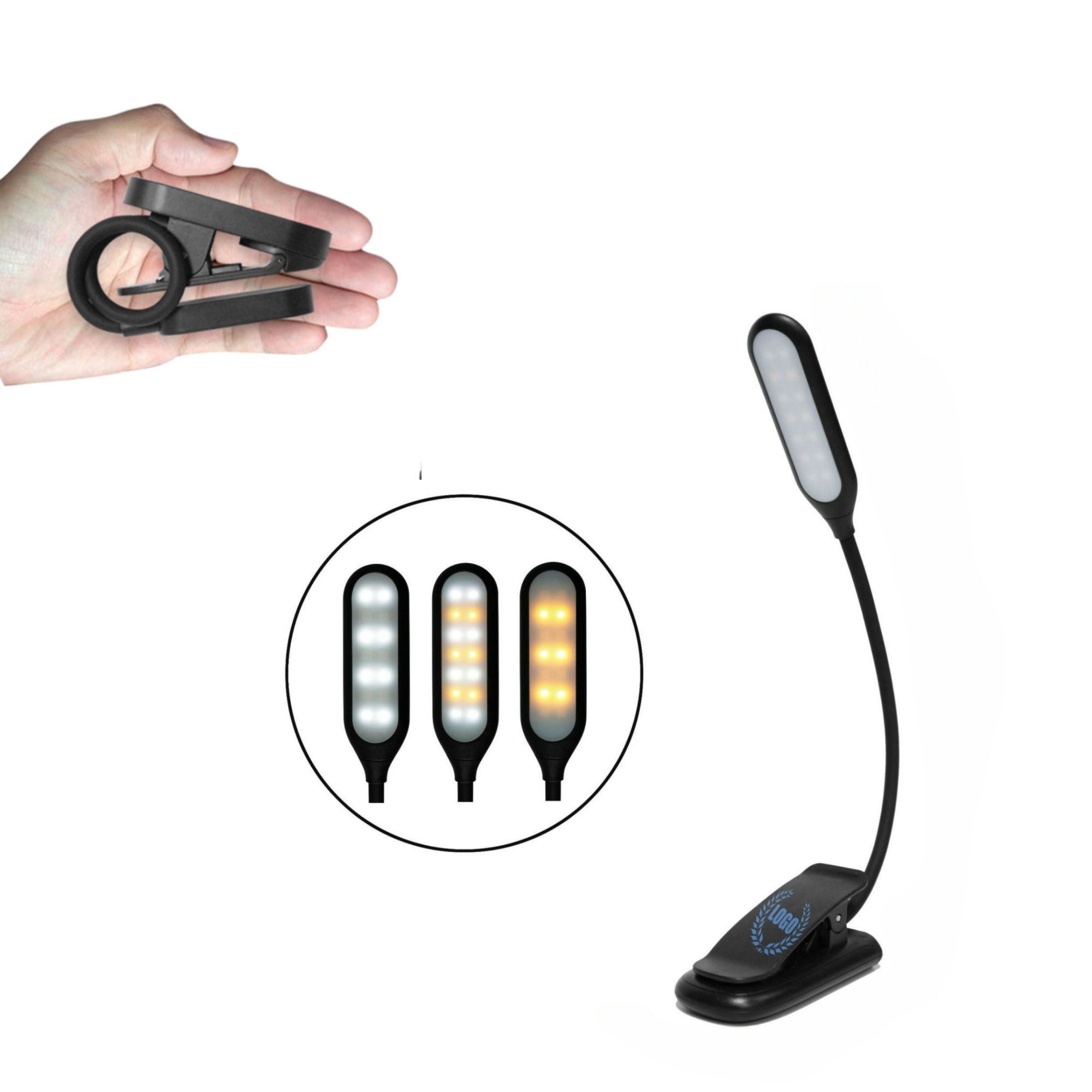 Book Light w/ LED Flexible Flashlight 2