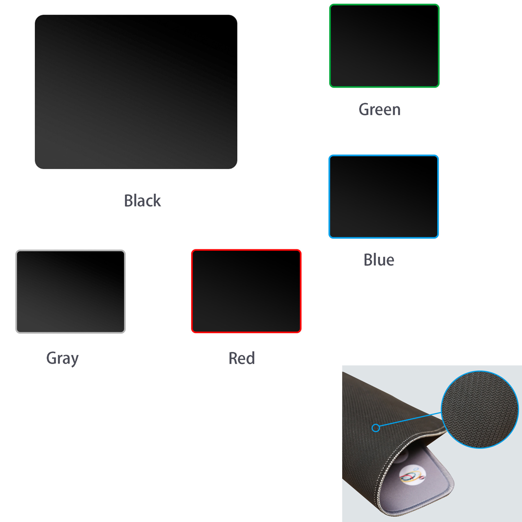 Custom Printed Rubber Mouse Pad 1