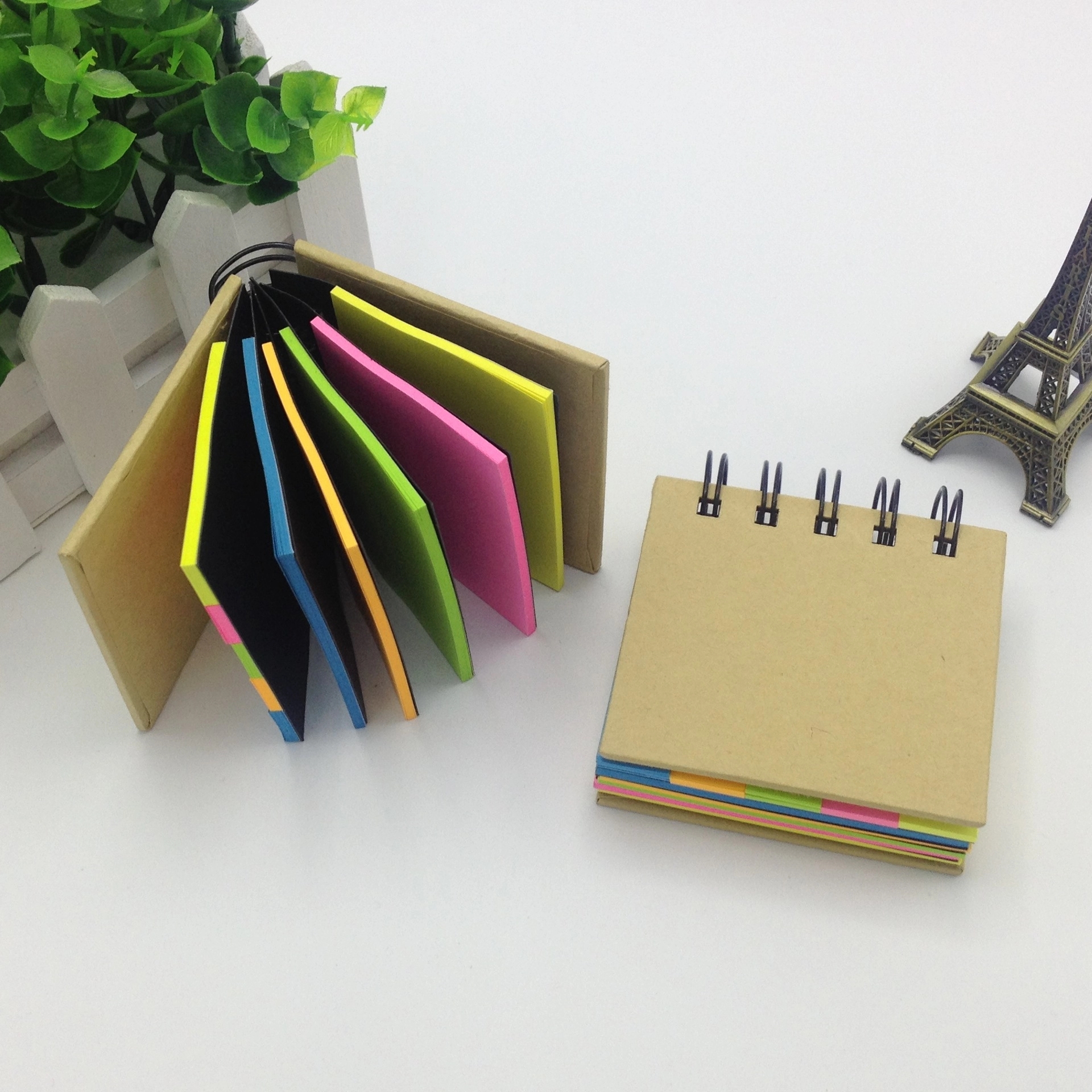 Spiral Book With Sticky Notes And Flags 3