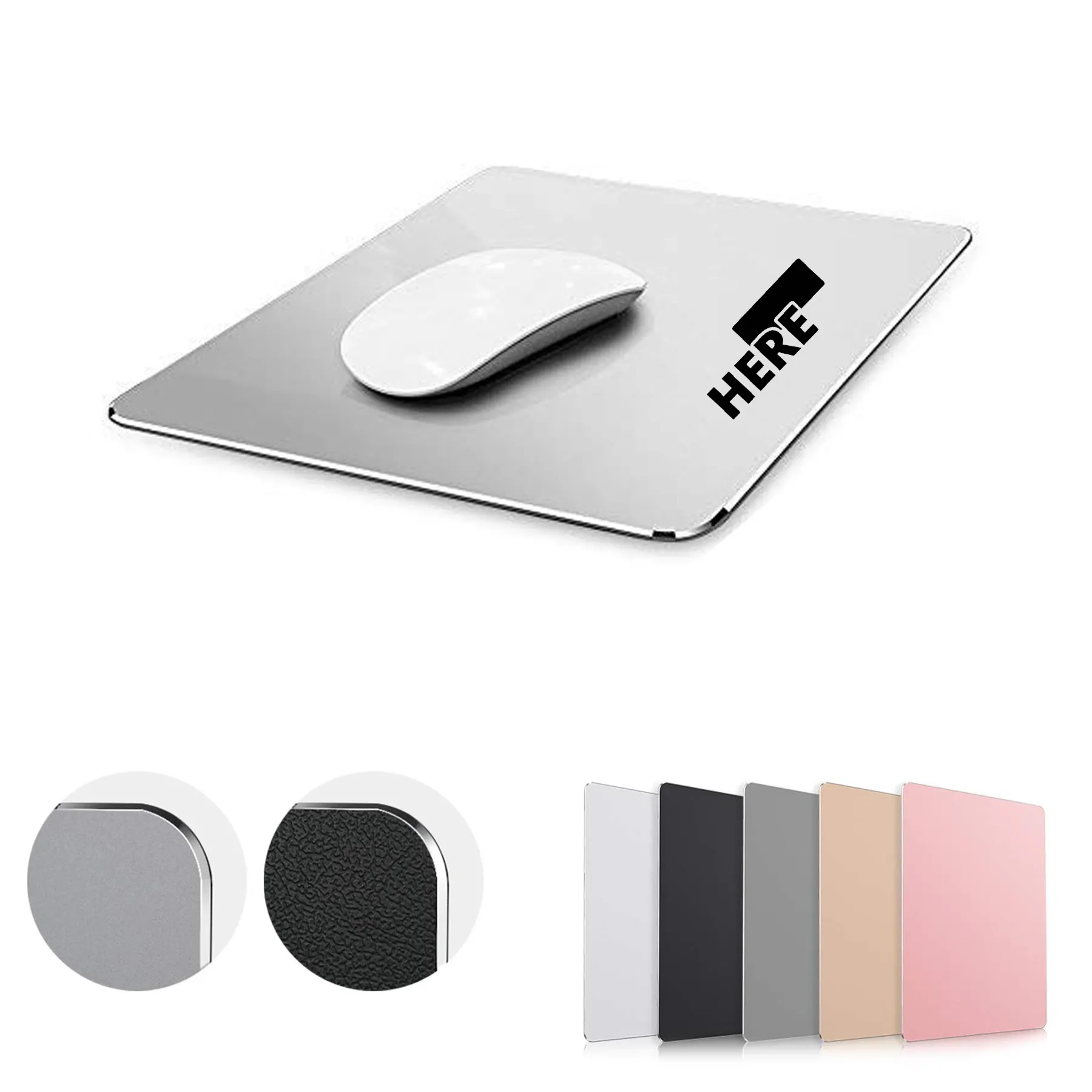 Both Side Aluminum Mouse Pad 1