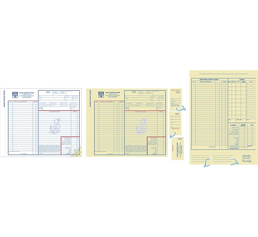Service Order Forms - Marine, Classic 2