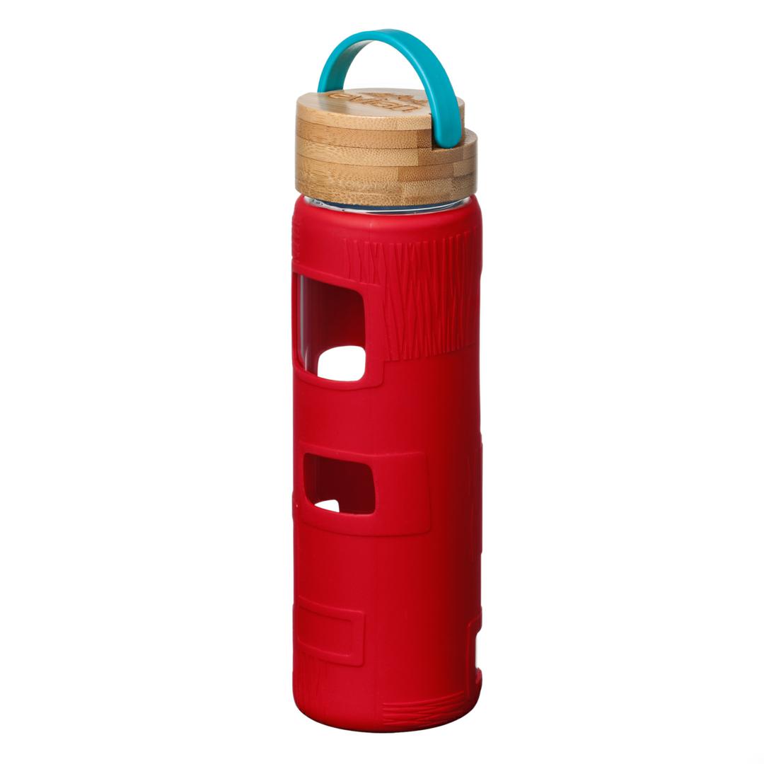 Astral Bottle w/Teal Lid - 22oz, custom glassware with logo imprint 17