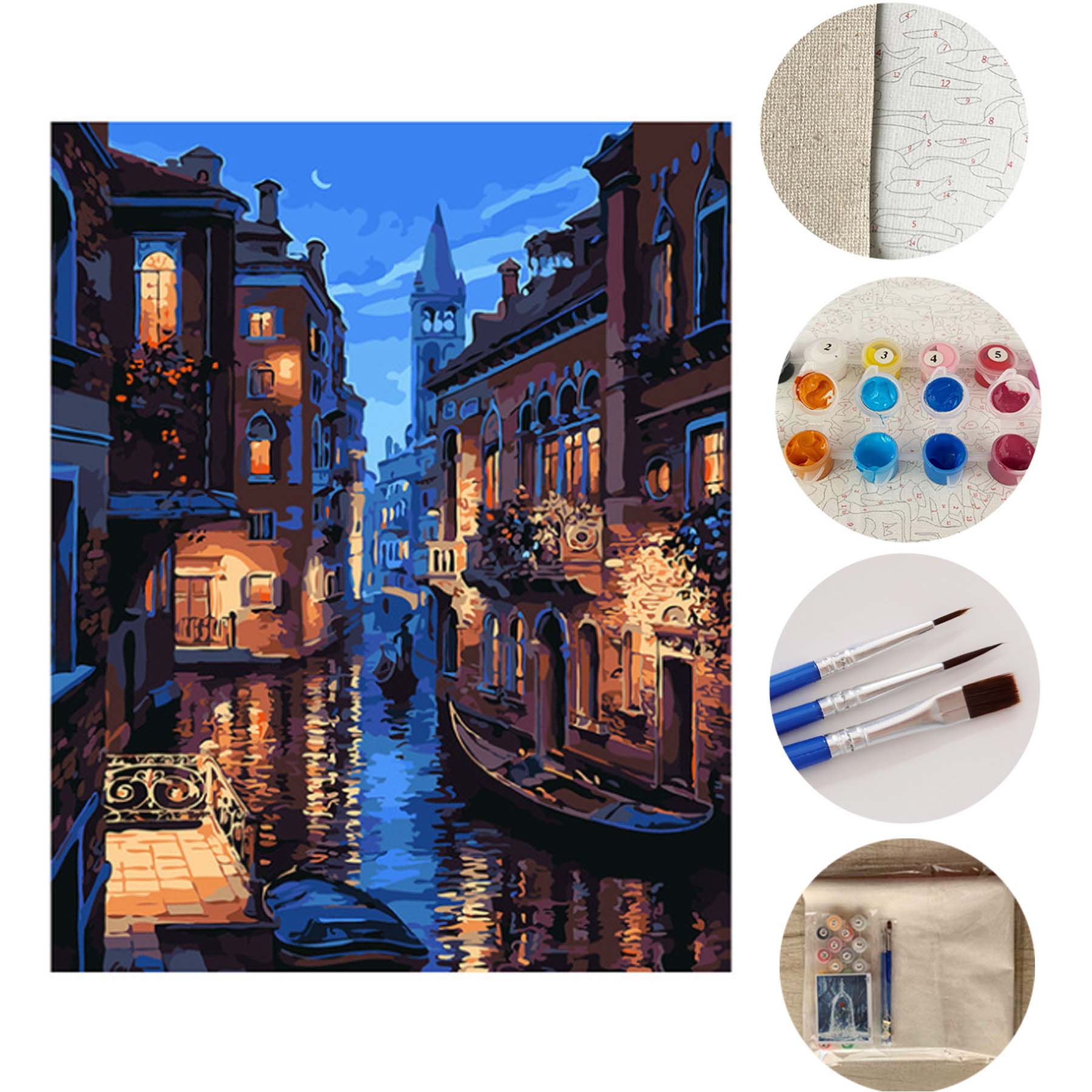 DIY Canvas Digital Painting Acrylic Painting 1