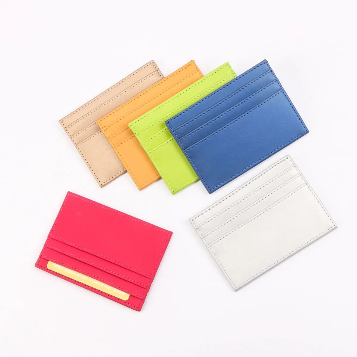 Slim Minimalist Front Credit Card Holder Pocket Wallet 4