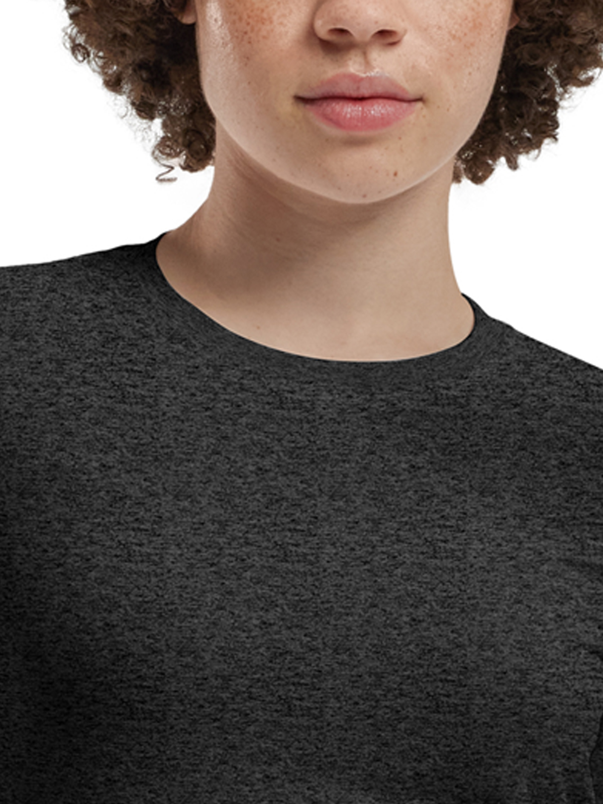 White Cross - VIBE - Women's Shirttail Hemline Underscrub Tee 9