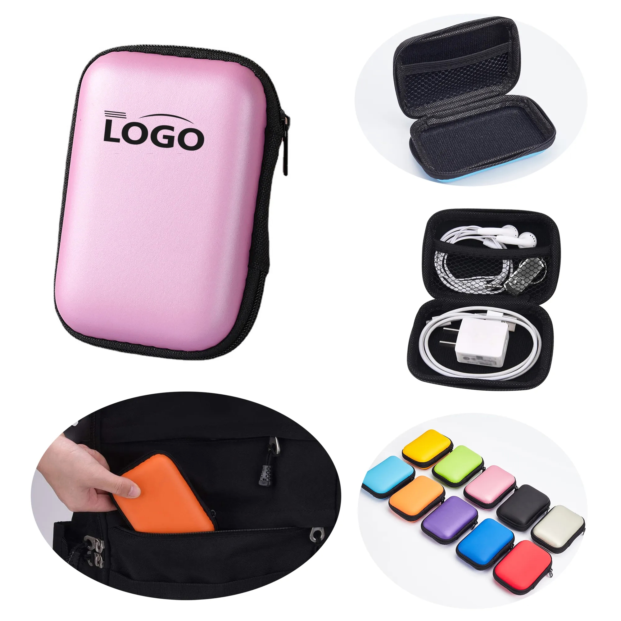 Data Cable Headphone Storage Cases Bag 2