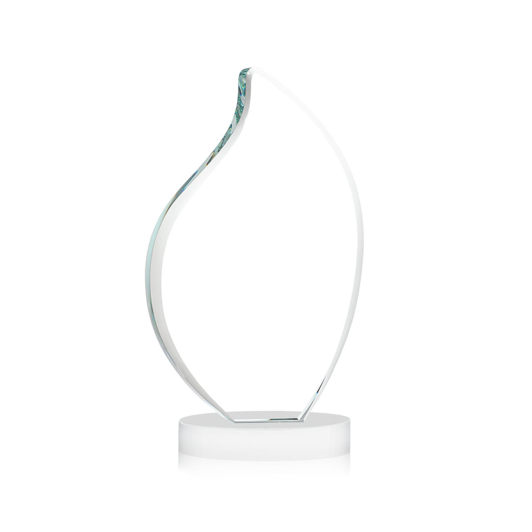 Odessy Flame VividPrint™ Award on Alberton Base - White 4