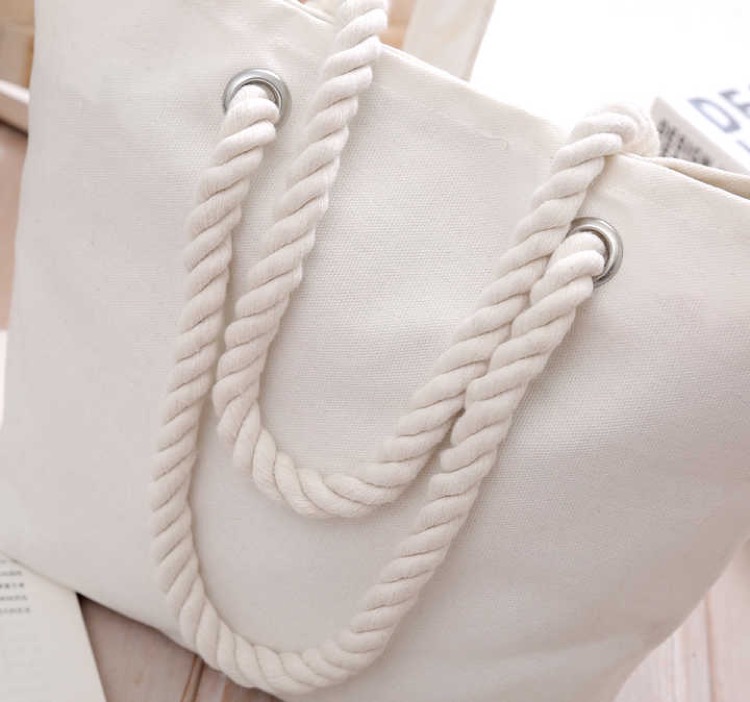 Custom Canvas Boat Tote, custom tote bag with logo imprint 6