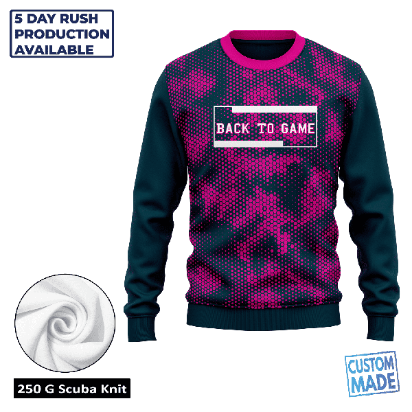 Unisex & Kids' Sublimation 250G Lightweight Scuba Knit 3